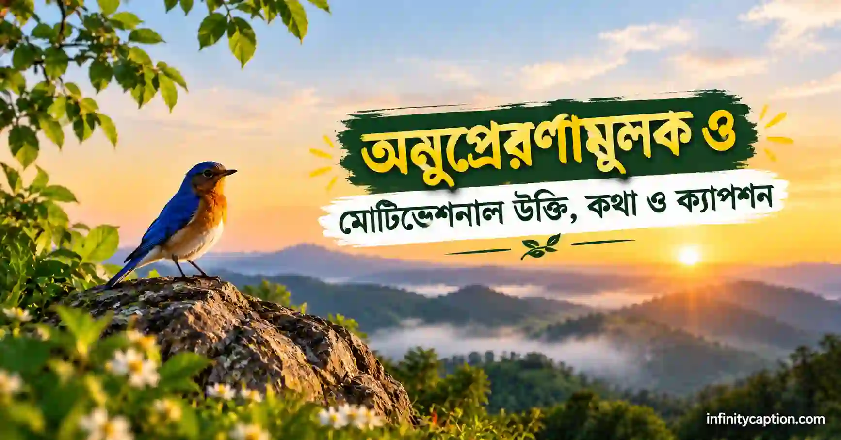 অনুপ্রেরণামূলক ও মোটিভেশনাল উক্তি, কথা ও ক্যাপশন