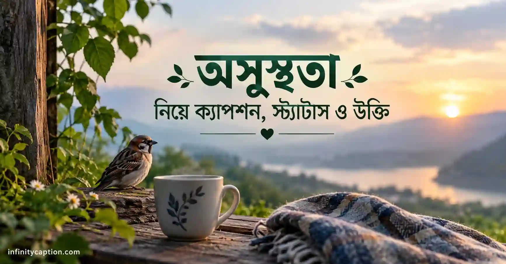 200+ অসুস্থতা নিয়ে ক্যাপশন, স্ট্যাটাস ও উক্তি | Captions about illness 2026