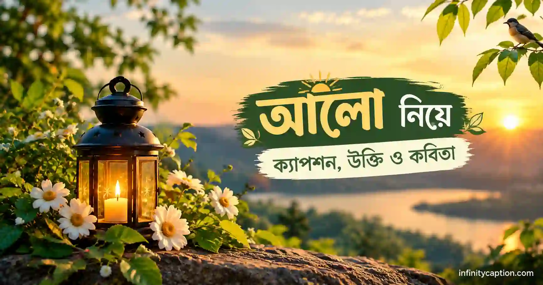 আলো নিয়ে ক্যাপশন, উক্তি ও কবিতা