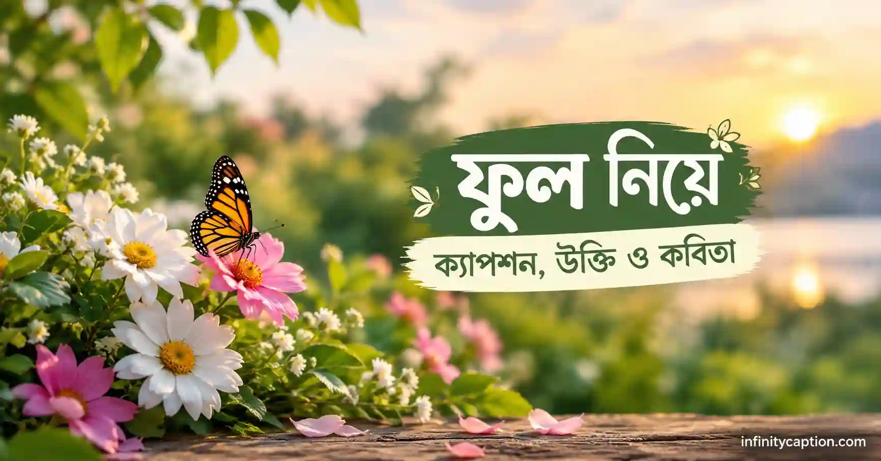 250+ ফুল নিয়ে ক্যাপশন, উক্তি ও কবিতা