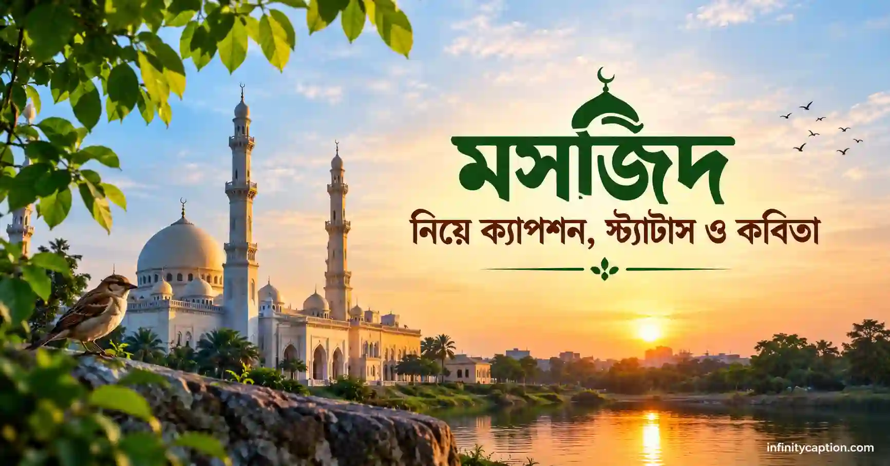 ১১১০+ মসজিদ নিয়ে ক্যাপশন, স্ট্যাটাস ও কবিতা
