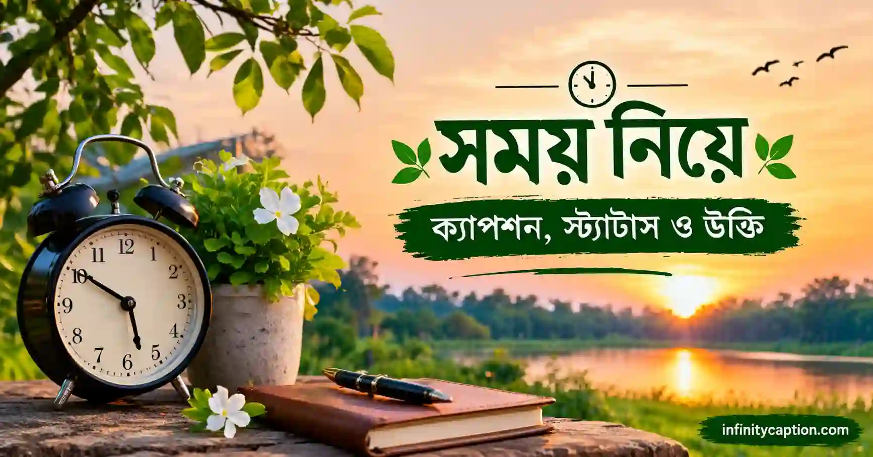 ১৮০+ সময় নিয়ে ক্যাপশন, স্ট্যাটাস ও উক্তি