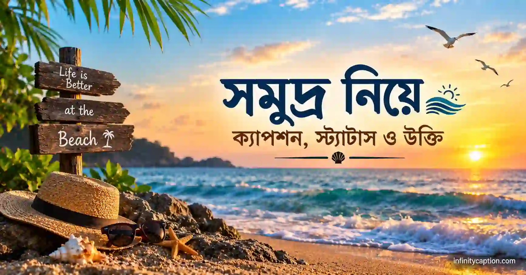 সমুদ্র নিয়ে ক্যাপশন, স্ট্যাটাস ও উক্তি