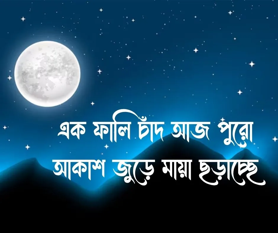 চাঁদ নিয়ে ক্যাপশন