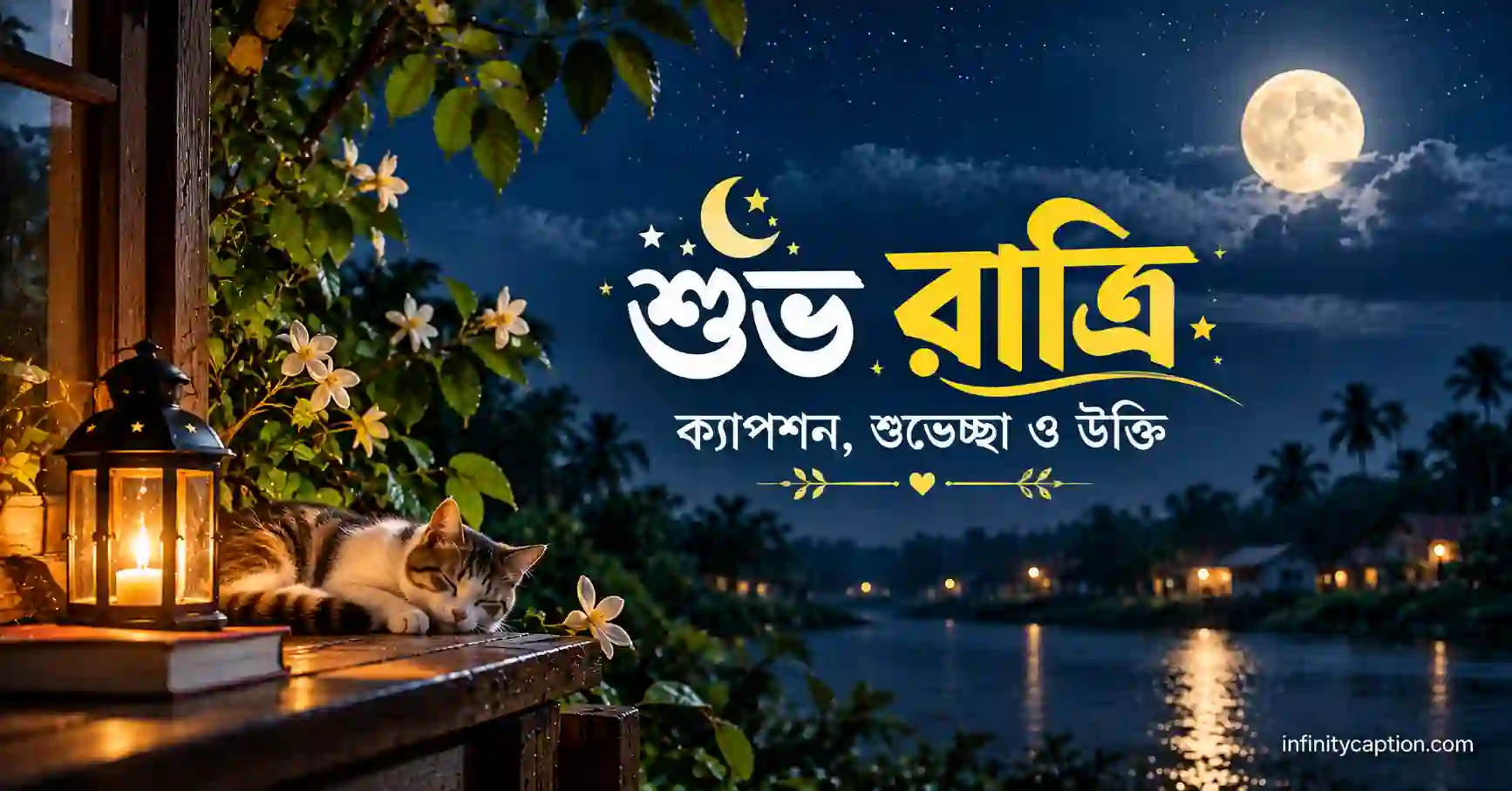শুভ রাত্রি ক্যাপশন, শুভেচ্ছা ও উক্তি