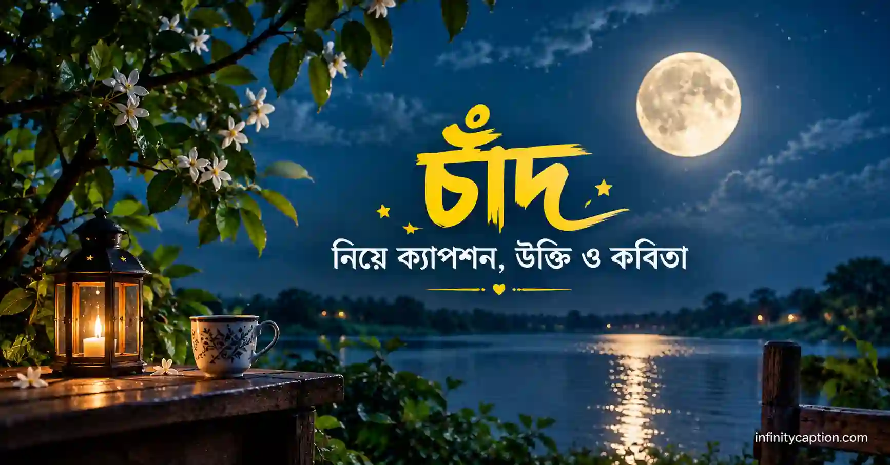 চাঁদ নিয়ে ক্যাপশন, উক্তি ও কবিতা