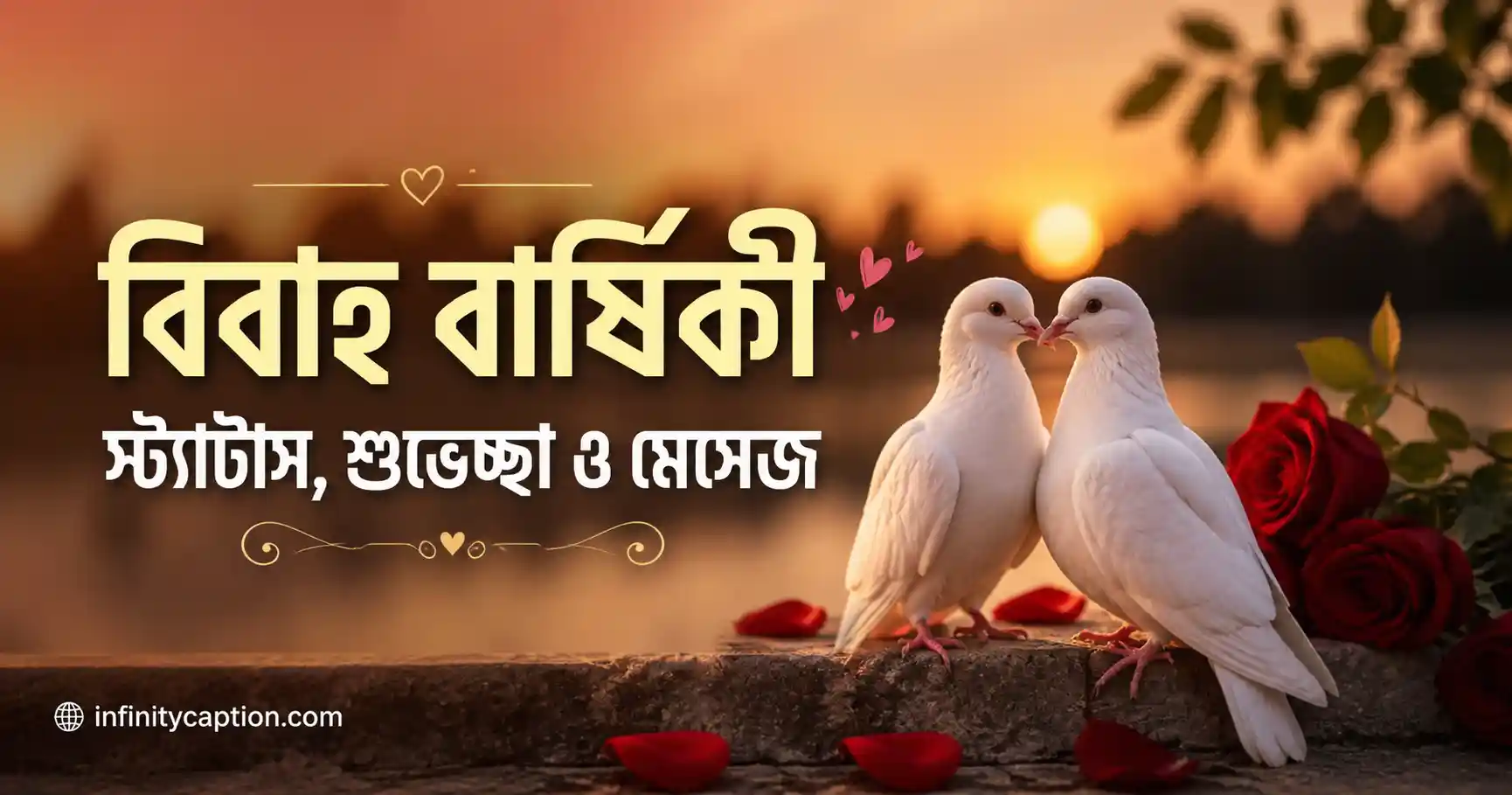 বিবাহ বার্ষিকী স্ট্যাটাস, শুভেচ্ছা ও মেসেজ