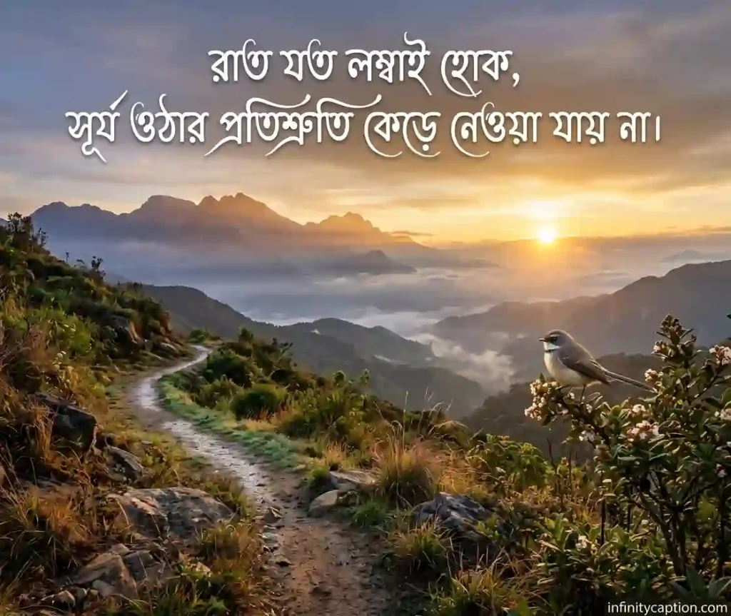 আশা নিয়ে ক্যাপশন
