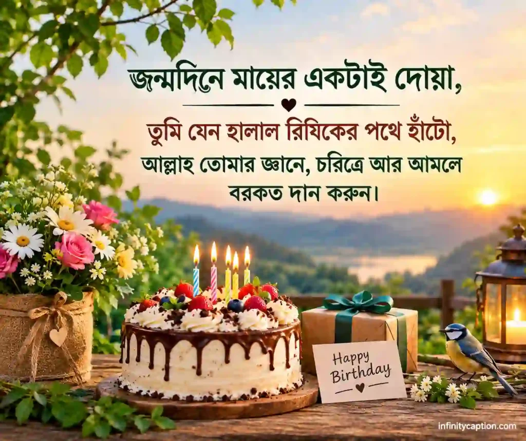 ছেলের জন্মদিনের শুভেচ্ছা ইসলামিক