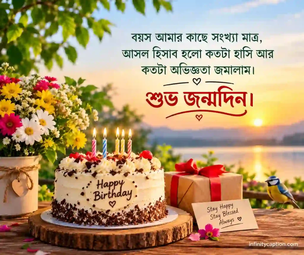 জন্মদিনের ক্যাপশন বাংলা স্টাইলিশ