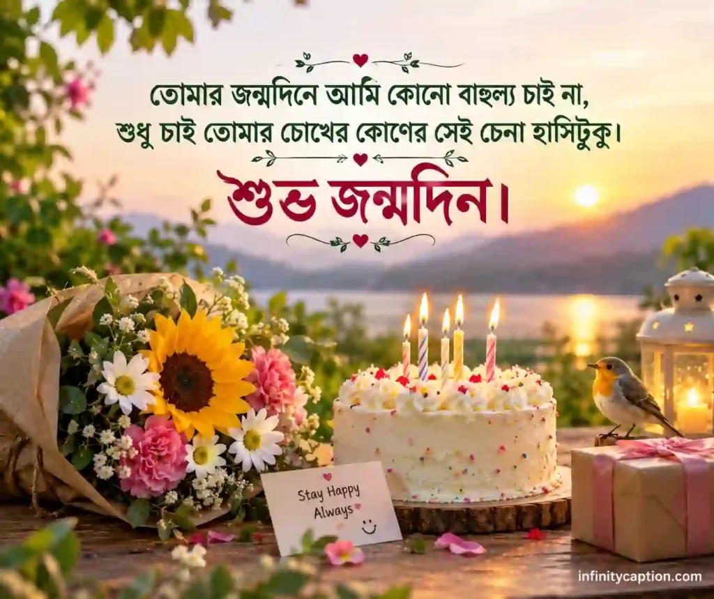 জন্মদিনের শুভেচ্ছা স্ট্যাটাস