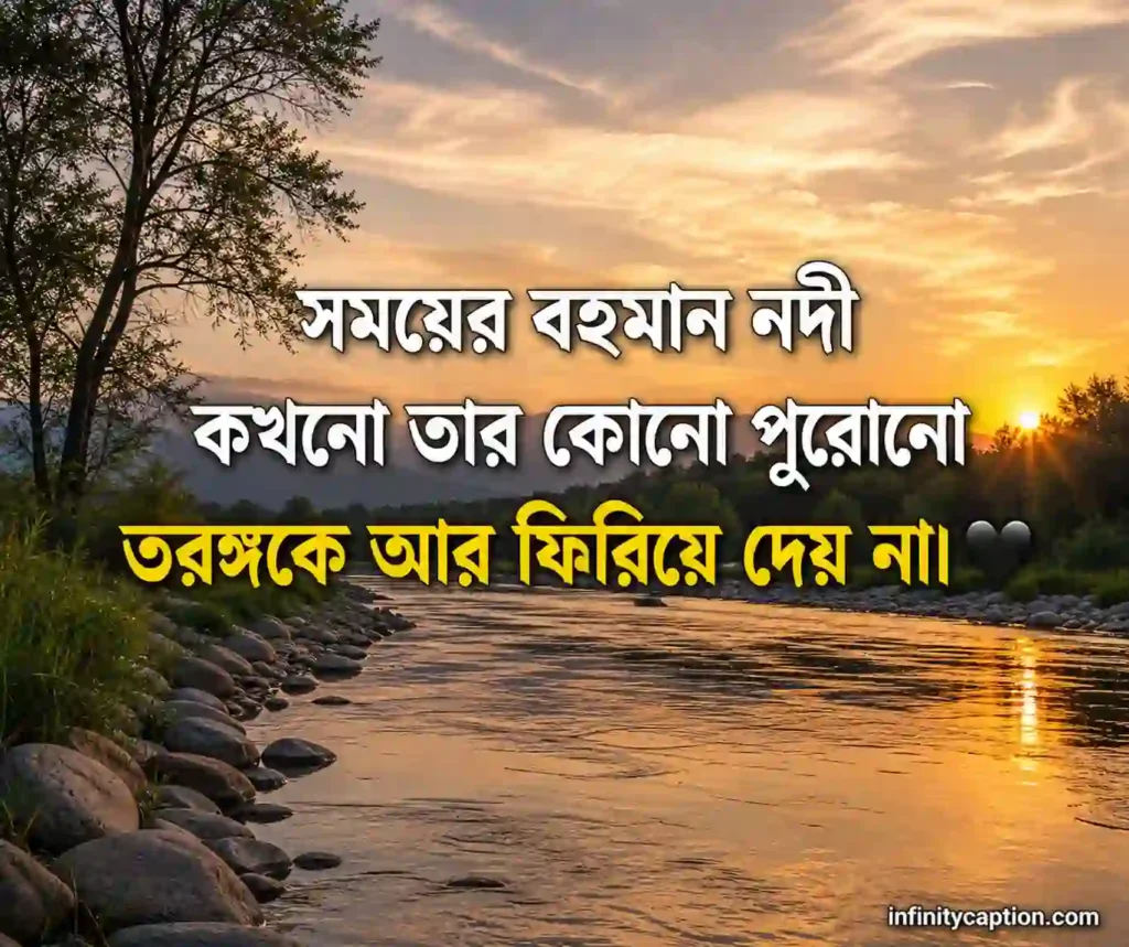 জীবন থেকে হারিয়ে যাওয়া সময় নিয়ে উক্তি