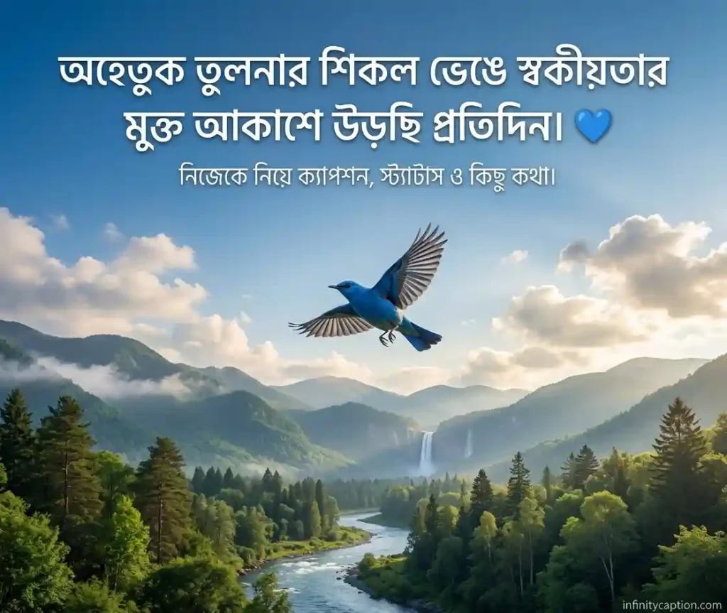 নিজেকে নিয়ে সুন্দর ক্যাপশন
