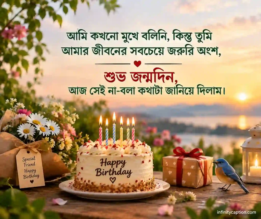 প্রিয় মানুষের জন্মদিনের শুভেচ্ছা