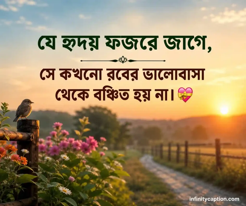 ফজরের নামাজ নিয়ে ক্যাপশন