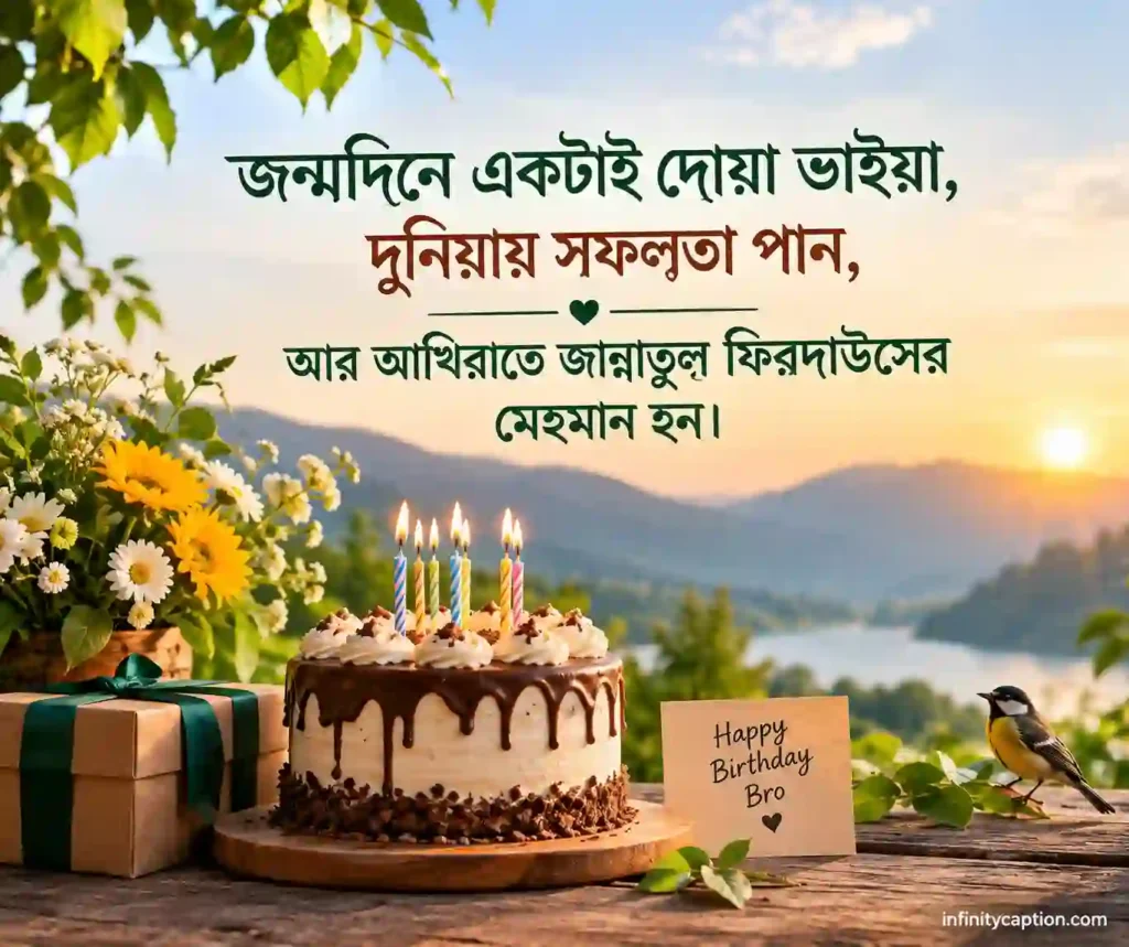 বড় ভাইয়ের জন্মদিনের শুভেচ্ছা ইসলামিক