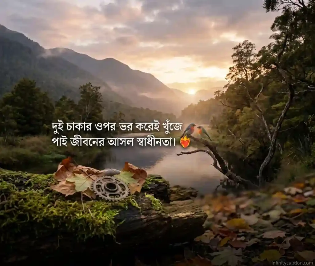 বাইক নিয়ে ইমোশনাল ক্যাপশন