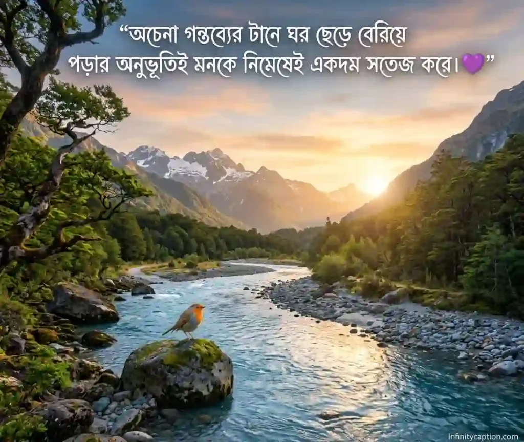 ভ্রমণ নিয়ে ফেসবুক ক্যাপশন Facebook captions about travel