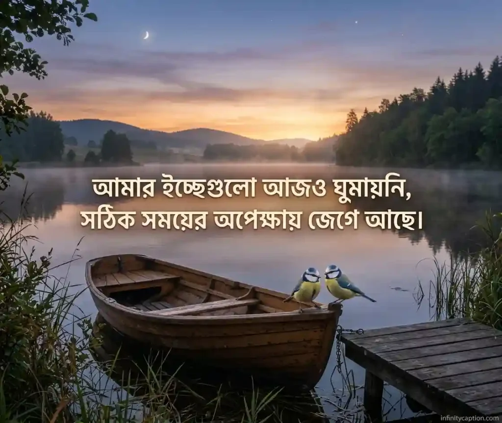 মনের আশা নিয়ে ক্যাপশন