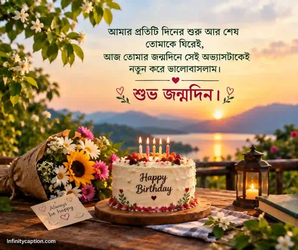 রোমান্টিক জন্মদিনের শুভেচ্ছা স্ট্যাটাস