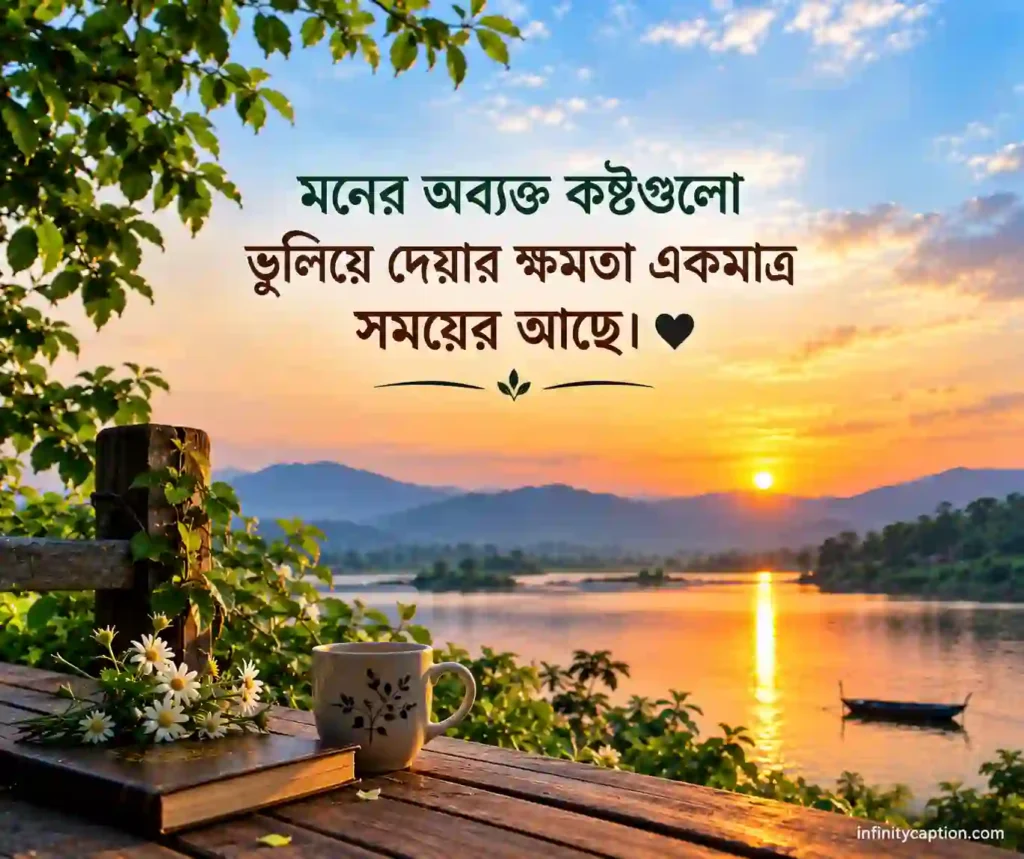 সময় নিয়ে ক্যাপশন