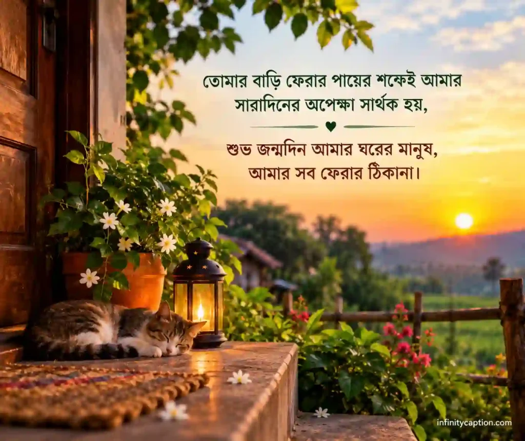 স্বামীর জন্মদিনের শুভেচ্ছা