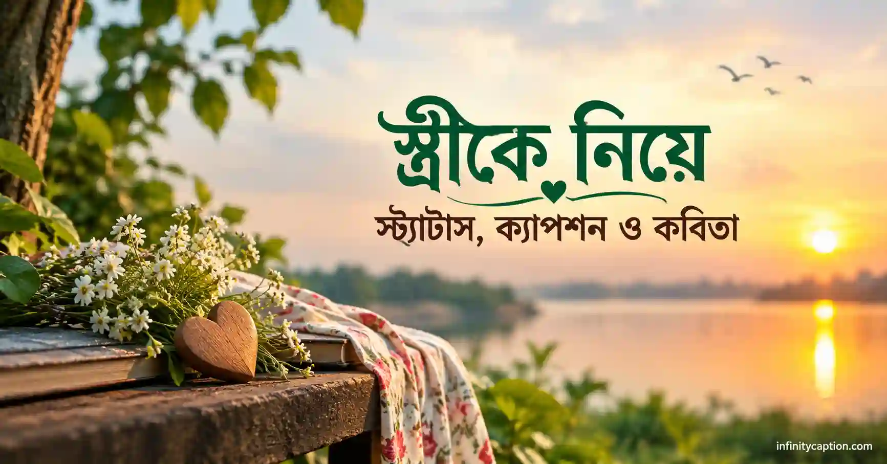 স্ত্রীকে নিয়ে স্ট্যাটাস, ক্যাপশন ও কবিতা