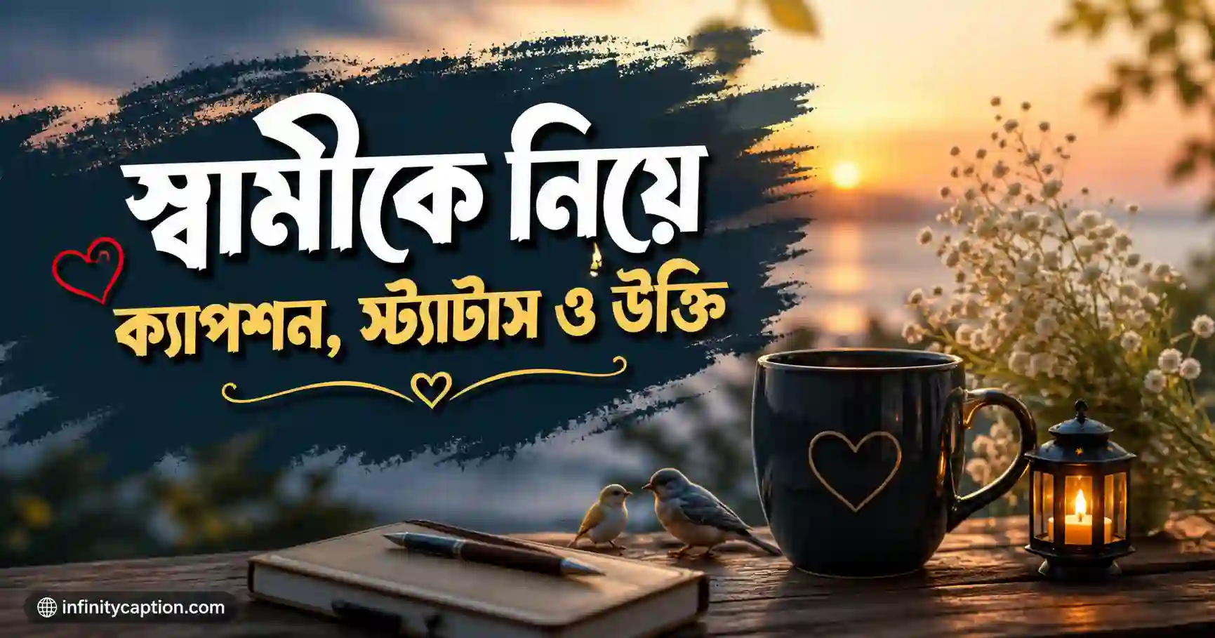 স্বামীকে নিয়ে ক্যাপশন, স্ট্যাটাস ও উক্তি
